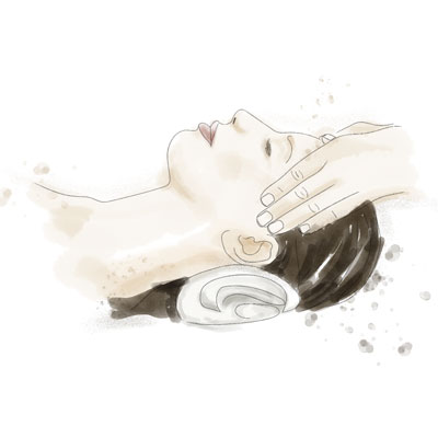 Holistic Massage Therapy Illustration